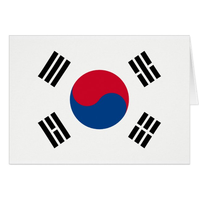 South Korean Flag (Front Horizontal)