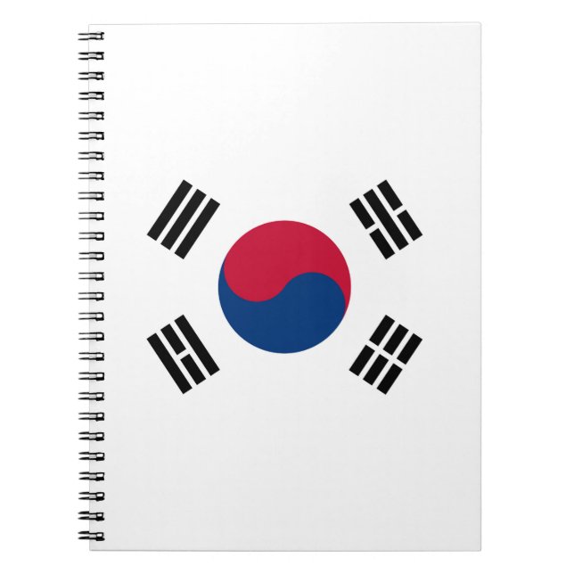 South Korean flag Notebook (Front)