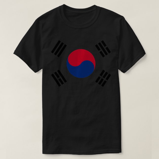 South Korean Flag  T-Shirt (Design Front)