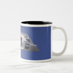 South Korean Flag Two-Tone Coffee Mug