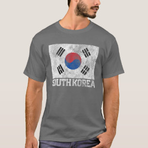 South Korean Korea Flag Pride Roots Country Family T-Shirt