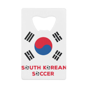 South Korean Soccer Credit Card Bottle Opener