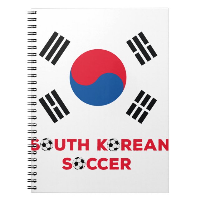 South Korean Soccer Notebook (Front)