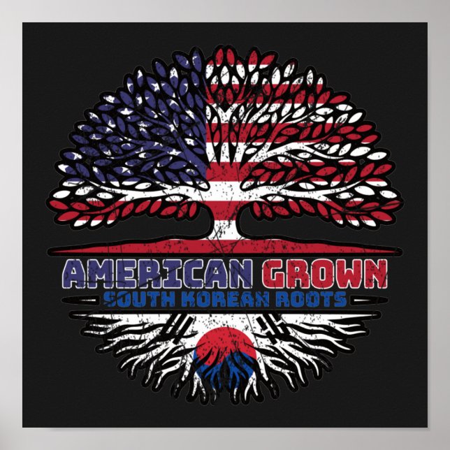 South Korean South Korea US American USA United Poster (Front)