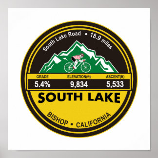 SOUTH LAKE- BISHOP, CA -"CIRCLE" POSTER