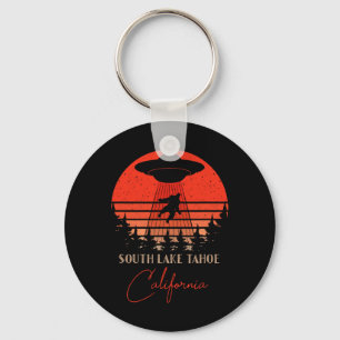 South Lake Tahoe California Souvenir Hiking  Keychain