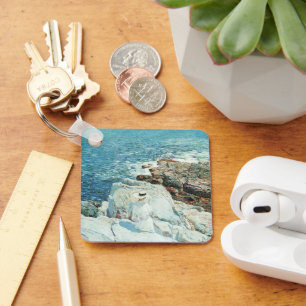 South Ledges, Appledore by Frederick Childe Hassam Keychain