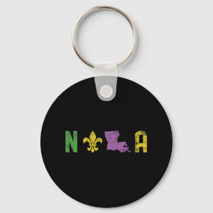 South Nola - Mardi Gras Keychain