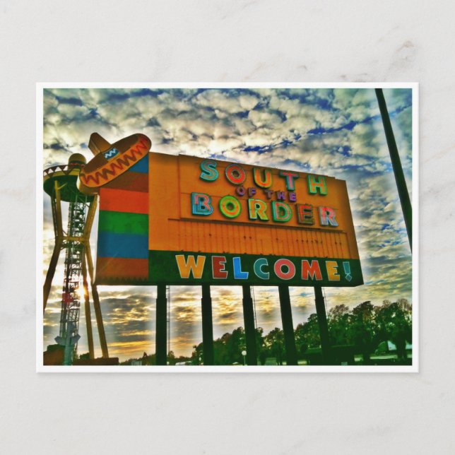 South of the Border Postcard (Front)