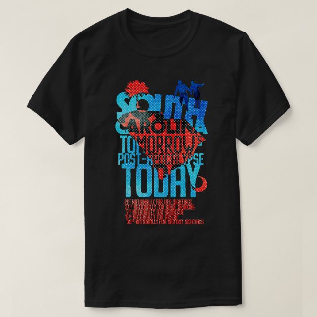 South olina barbecue and sightings T-Shirt (Design Front)