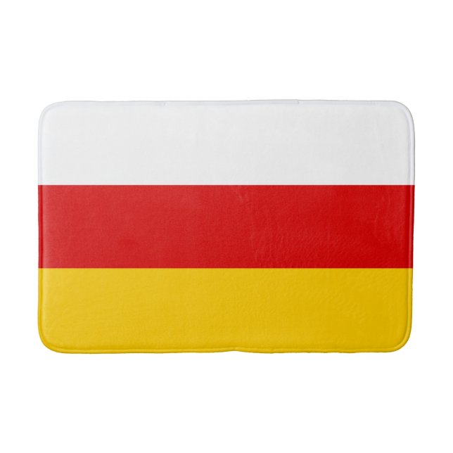 South Ossetia Flag Bath Mat (Front)