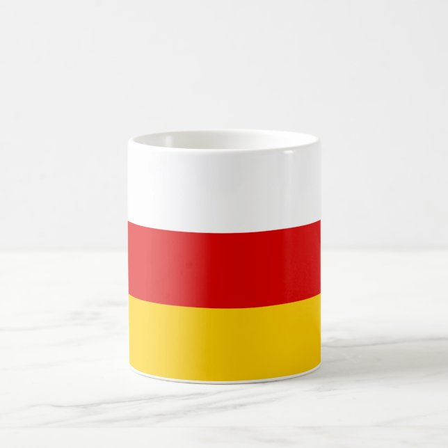 South Ossetia Flag Coffee Mug (Center)