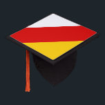 South Ossetia Flag Graduation Cap Topper<br><div class="desc">Patriotic flag of South Ossetia.</div>