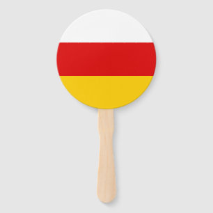 South Ossetia Flag Hand Fan