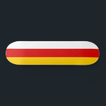 South Ossetia Flag Skateboard<br><div class="desc">Patriotic flag of South Ossetia.</div>
