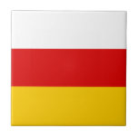 South Ossetia Flag Tile<br><div class="desc">Patriotic flag of South Ossetia.</div>