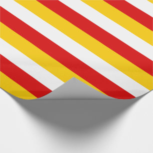 South Ossetia Flag Wrapping Paper