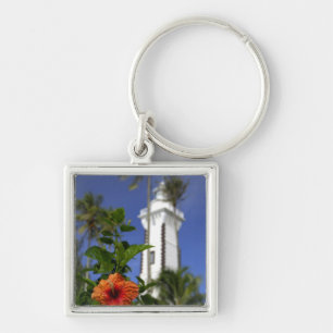 South Pacific, French Polynesia,Tahiti. Hibiscus Keychain