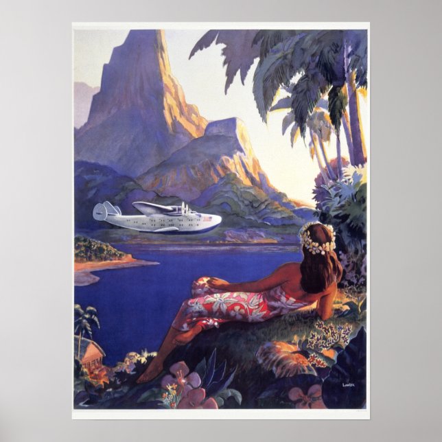 South Pacific Vintage Poster (Front)