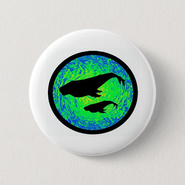 SOUTH PACIFIC VOYAGE 2 INCH ROUND BUTTON (Front)