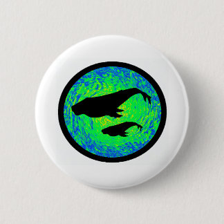 SOUTH PACIFIC VOYAGE 2 INCH ROUND BUTTON