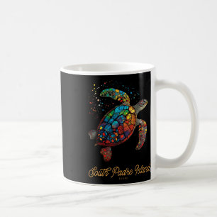 South Padre Island Vintage Retro Texas Sea Turtle  Coffee Mug