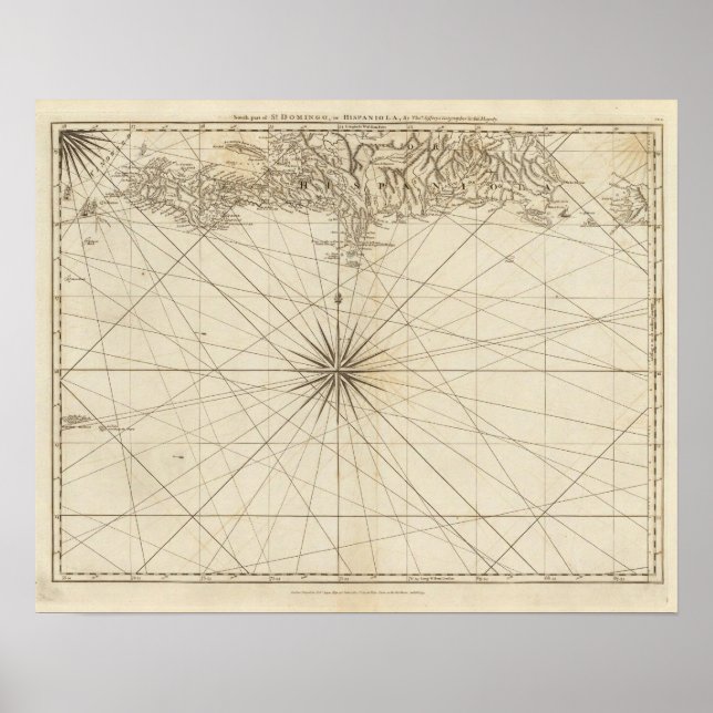 South part of St Domingo or Hispaniola Poster (Front)