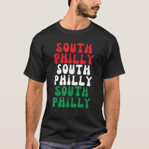 South Philly Italian Flag Philadelphia City Brothe T-Shirt