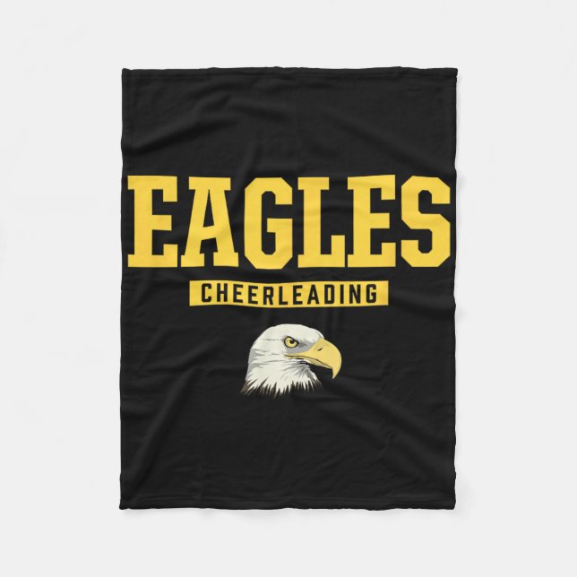 South Pike Eagles Logo Cheerleading Hs  Fleece Blanket (Front)