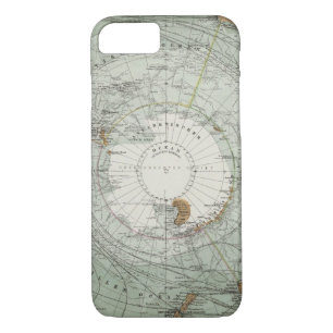 South Polar Region Map iPhone 8/7 Case