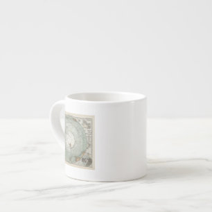 South Polar Region Map Espresso Cup