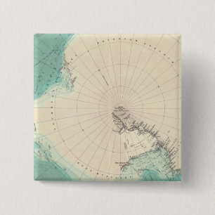South Polar regions 2 Inch Square Button