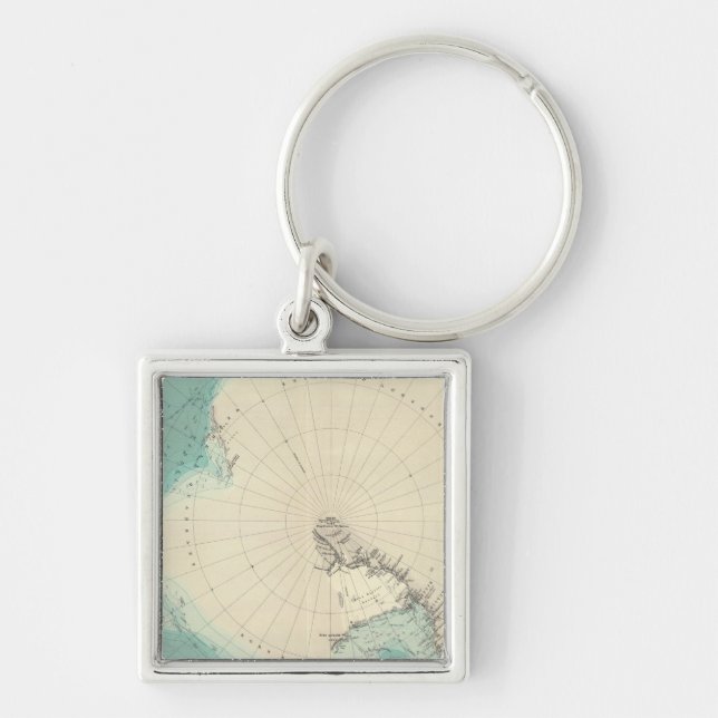 South Polar regions Keychain (Front)