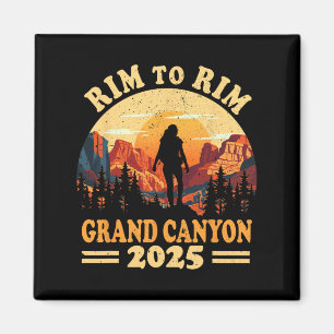 South Rim To North Rim Grand Canyon 2025 Hike In A Magnet