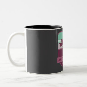 South Rim Trail - Big Bend National Park  Two-Tone Coffee Mug