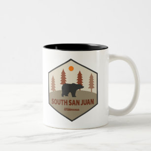 South San Juan Wilderness Colorado Bear Two-Tone Coffee Mug