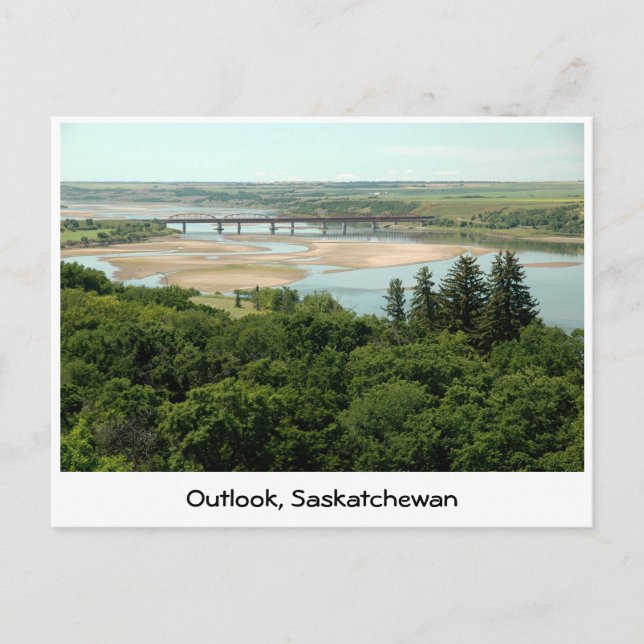 South Saskatchewan River Postcard (Front)