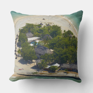 South Sea Island, Mamanuca Islands, Fiji Throw Pillow