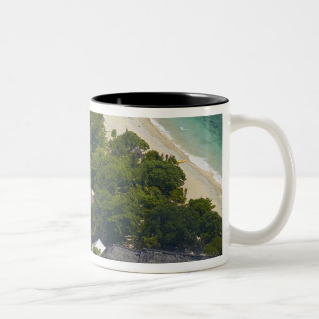 South Sea Island, Mamanuca Islands, Fiji Two-Tone Coffee Mug (Right)