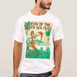 South Sea Queen Toddler dark short sleeve T-Shirt