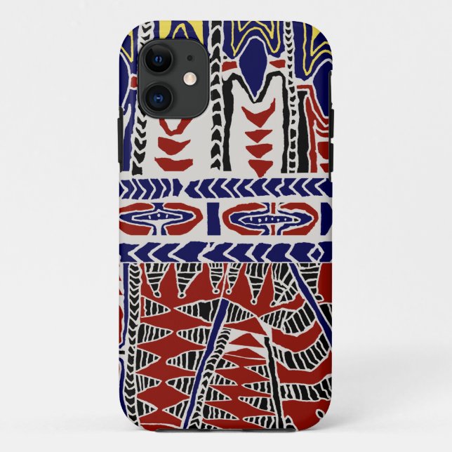 South Seas Samoa Batik Case-Mate iPhone Case (Back)