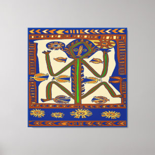 South Seas Samoa Man Canvas Print