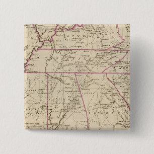 South section United States 2 Inch Square Button