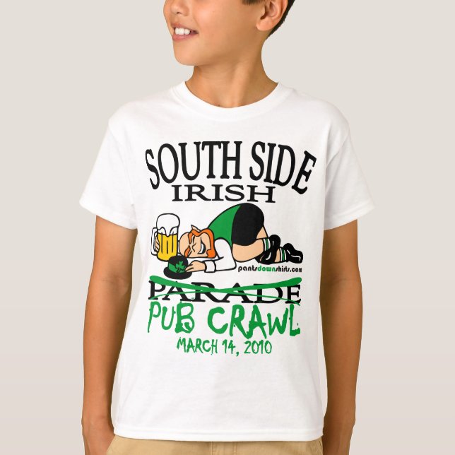 SOUTH SIDE IRISH PUB CRAWL T-Shirt (Front)