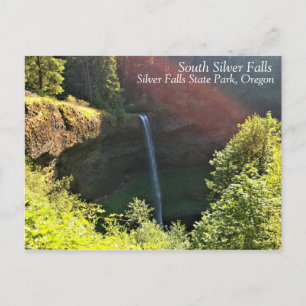 South Silver Falls, OR Postcard