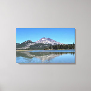 South Sister at Sparks Lake, Oregon Canvas Print