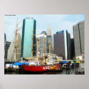South Street Seaport, NYC Poster