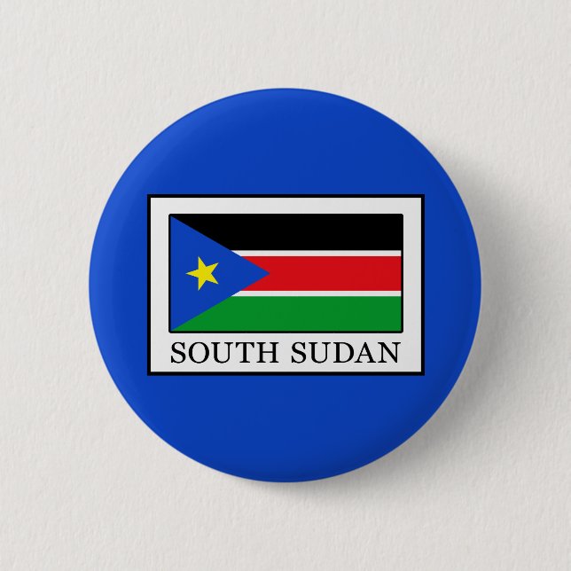 South Sudan 2 Inch Round Button (Front)