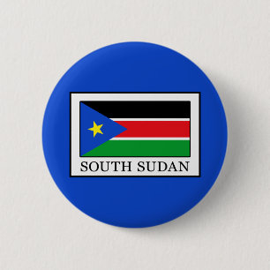 South Sudan 2 Inch Round Button