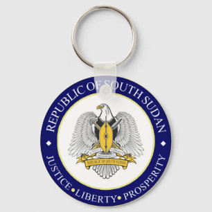 south sudan emblem keychain